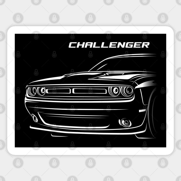 Dodge Challenger Sticker by CandyUPlanet